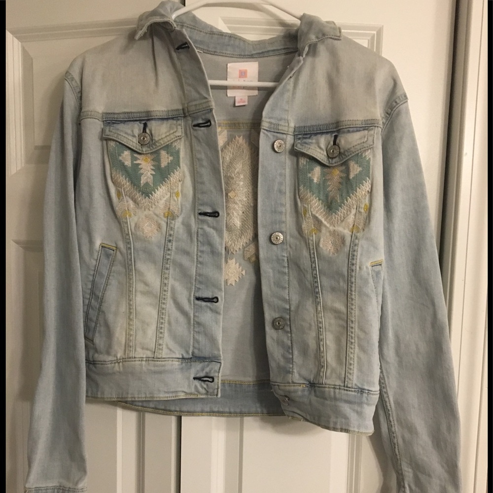 NWT LulaRoe tribal Jean jacket